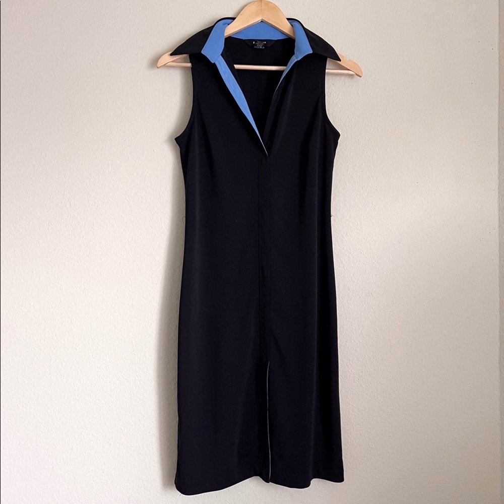 EXPRESS Collared black dress